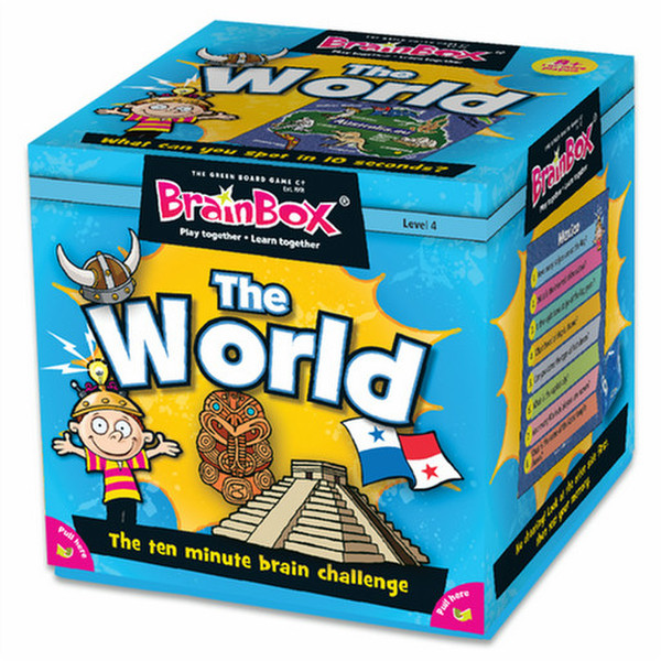 Green Board Games BrainBox The World Child Boy/Girl learning toy