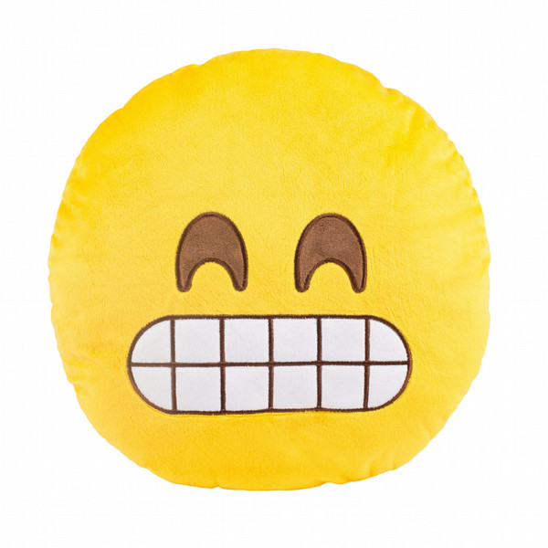 Throwboy Emoji Pillows - Grin bed pillow