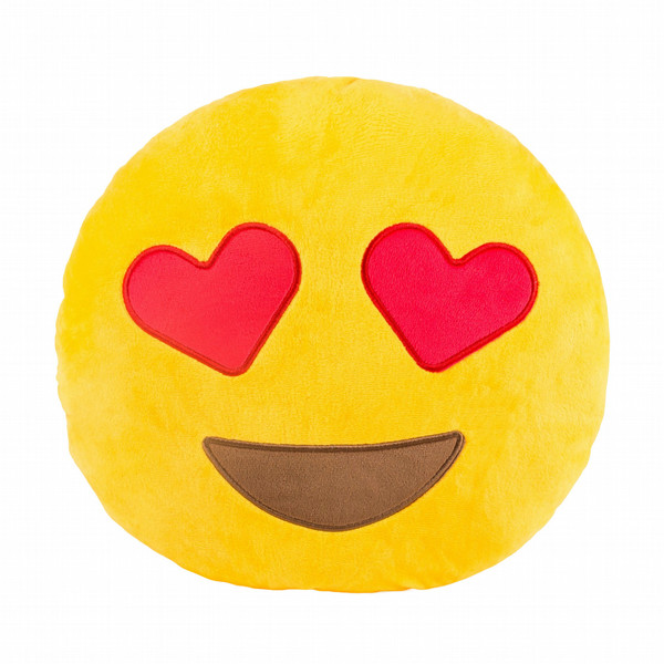 Throwboy Emoji Pillows - Hearts bed pillow