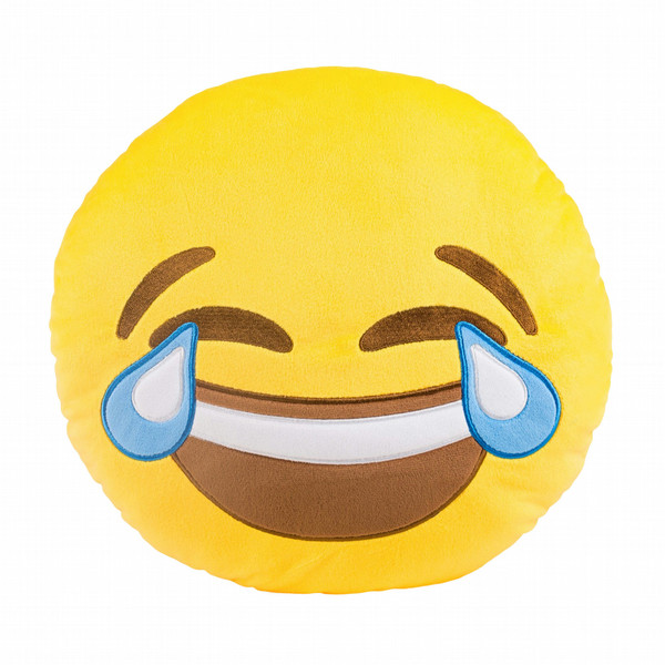 Throwboy Emoji Pillows - Laugh Bettkissen