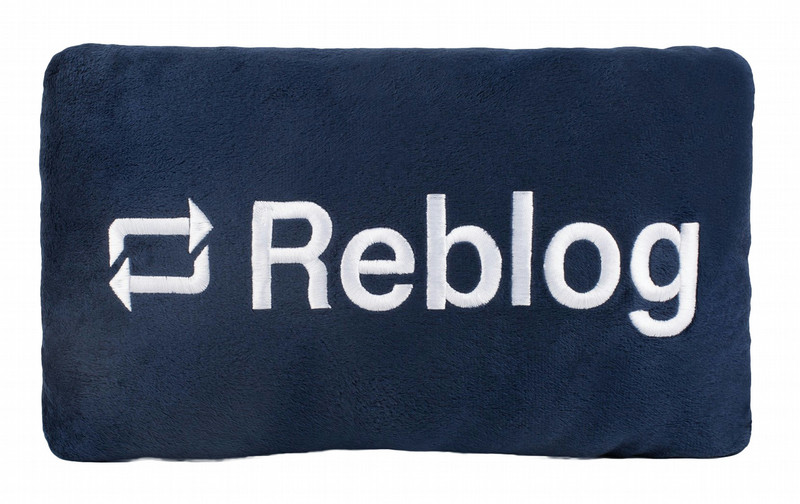 Throwboy Reblog Button Pillow кроватная подушка