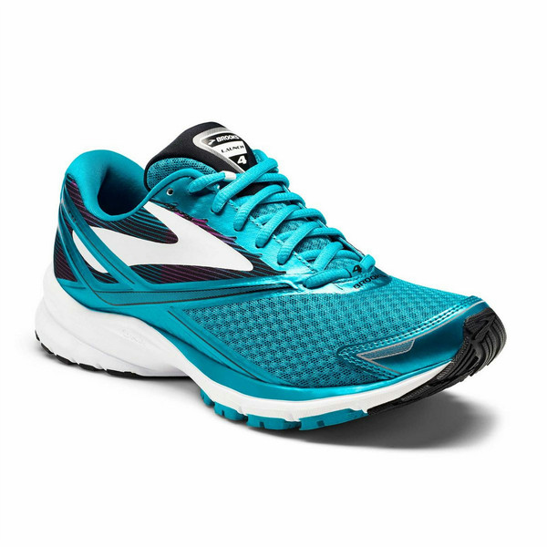 Brooks Launch 4 Для взрослых Женский Черный, Синий, Белый 36.5 кроссовки