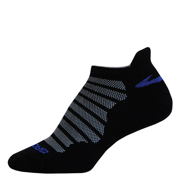 Brooks 742085 Black Unisex XL No-show socks