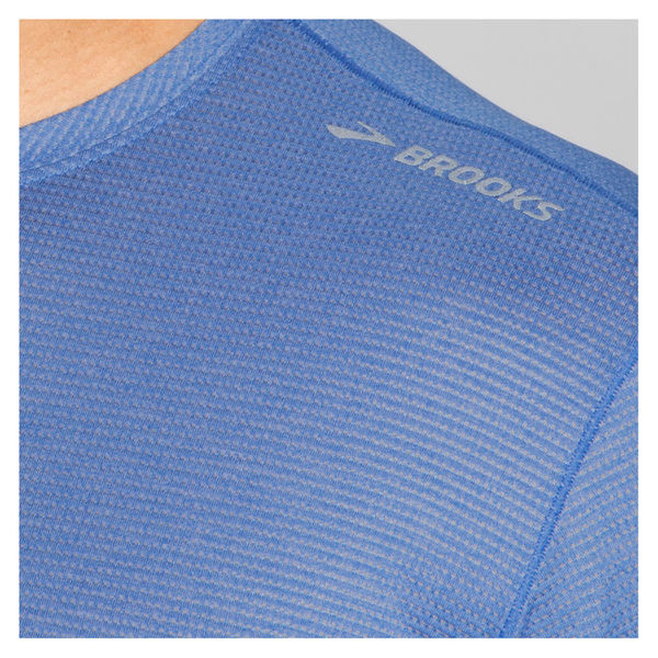 Brooks Ghost Short Sleeve T-shirt XL Kurzärmel Rundhals Polyester Blau