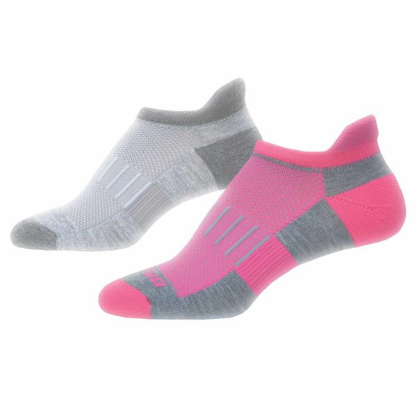 Brooks Ghost Midweight Grey,Pink Female S Classic socks