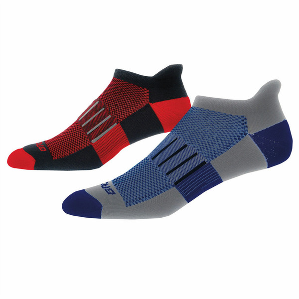 Brooks Ghost Midweight Anthracite,Red,Silver Female XL Classic socks