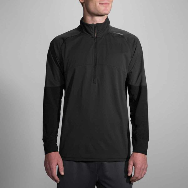 Brooks 211095001.025 Base layer shirt S Длинный рукав Черный мужская рубашка/футболка