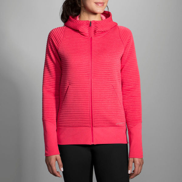 Brooks 221224602.040 Shell jacket/windbreaker XL Red woman's outerwear