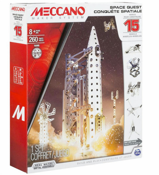 Meccano Space Quest Spacecraft erector set 260шт
