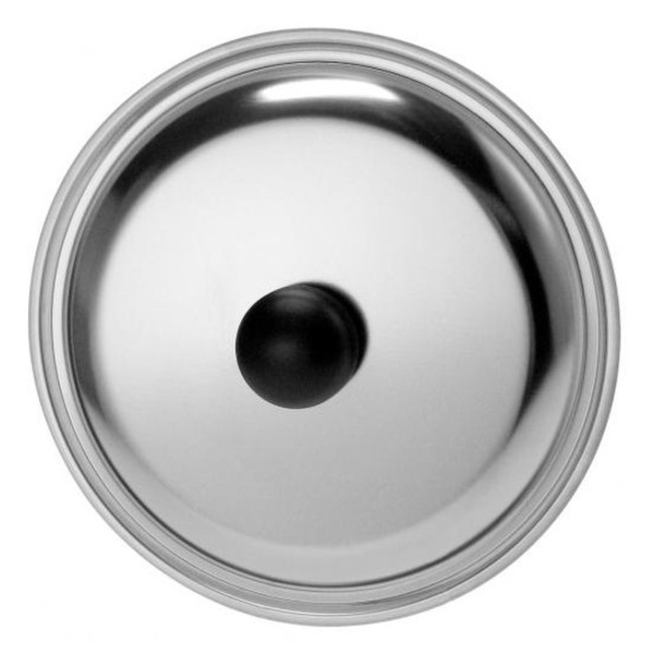 Pengo 8003512611247 Round Black,Stainless steel pan lid