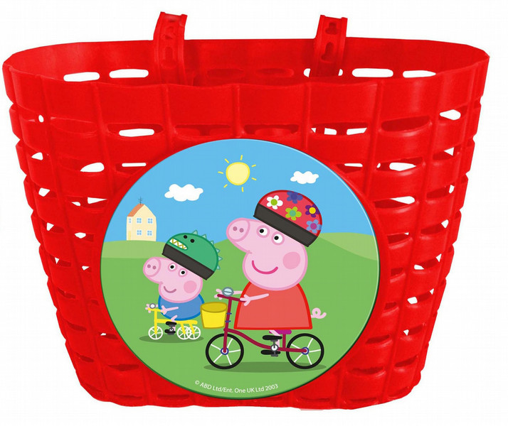 Eurasia 70204 Фронтальный Bicycle basket Пластик Красный велосипедная сумка / корзина