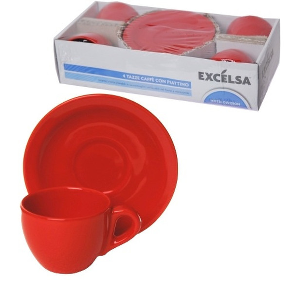 Excelsa 44511 Red Coffee 4pc(s) cup/mug