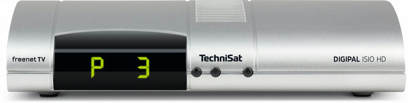 TechniSat DIGIPAL ISIO HD Terrestrisch Full-HD Silber TV Set-Top-Box