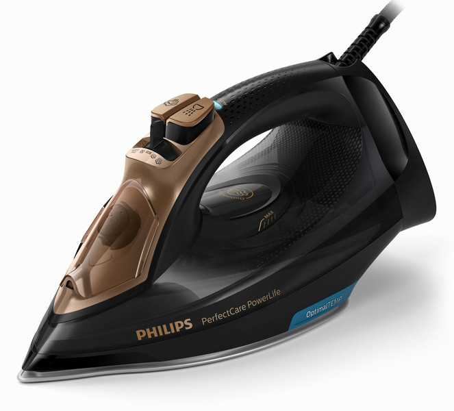 Philips PerfectCare GC3929 Паровой утюг SteamGlide Plus soleplate 2200Вт Черный, Коричневый
