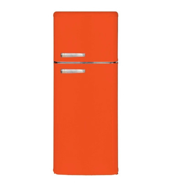 Master CLASS240 Freestanding 208L A+ Orange fridge-freezer