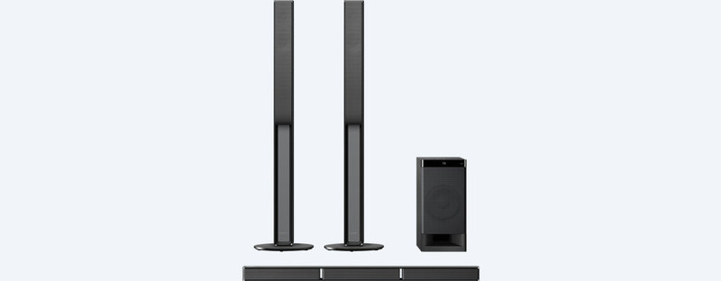 Sony HT-RT4 Проводной и беспроводной 5.1канала Черный динамик звуковой панели