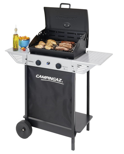 Campingaz 2 Series Classic Xpert 100 L Plus Rocky Barbecue Тележка Природный газ 7100Вт Черный, Cеребряный