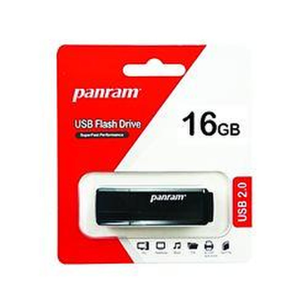 PSA Parts PU2AT2616GB 16ГБ USB 2.0 Тип -A Черный USB флеш накопитель