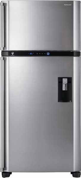 Sharp SJ-PD691SS freestanding 555L A+ Silver fridge-freezer