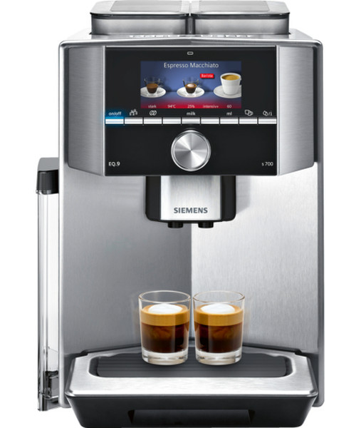 Siemens TI917531DE Freestanding Fully-auto Combi coffee maker 2.3L Stainless steel coffee maker