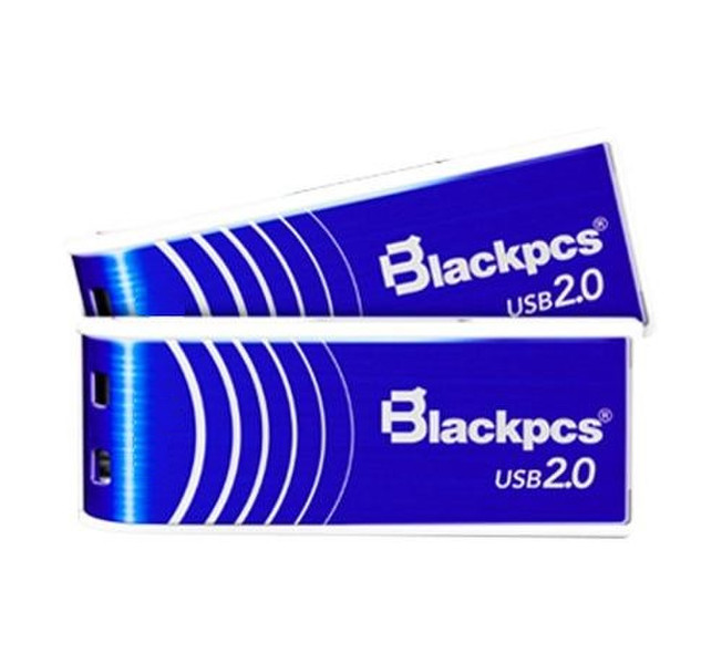 Blackpcs MU2103 4ГБ USB 2.0 Тип -A Синий, Белый USB флеш накопитель