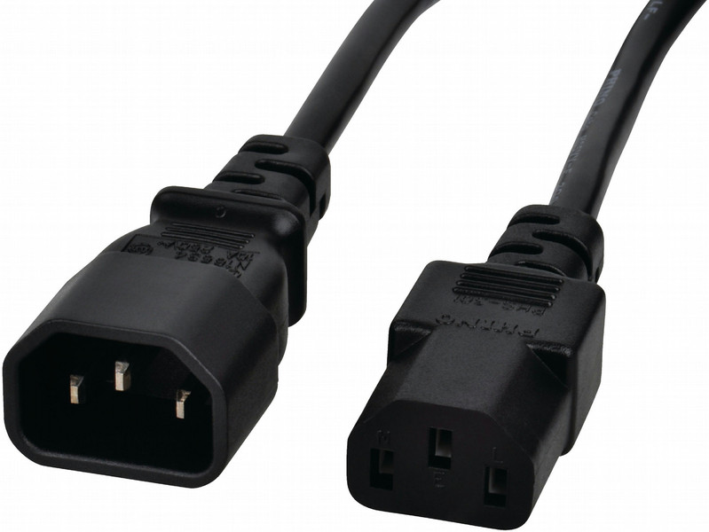 Maxxtro 3m, C14/C13 3m C14 coupler C13 coupler Black power cable