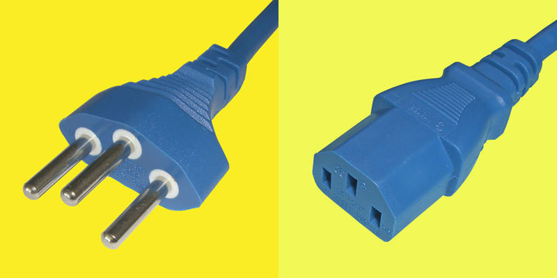 Diggelmann SPCBL10-2.5 2.5m C13 coupler Blue power cable