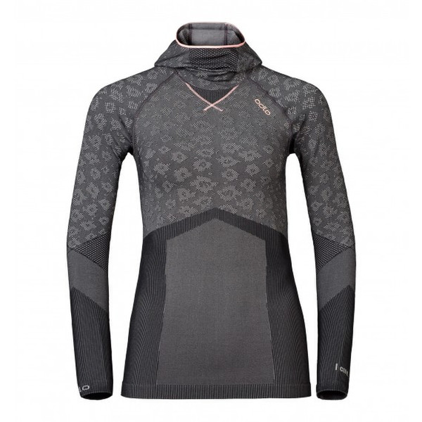 Odlo Blackcomb Base layer shirt Langärmlig T-Hals Schwarz, Grau