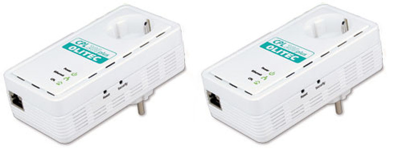 Olitec Adaptateur CPL 200plus Homeplug AV Ethernet 200Mbit/s networking card