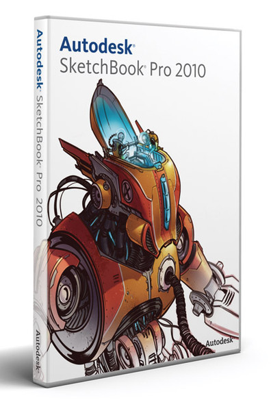 Autodesk CAD software Commercial Full SketchBook Pro 2010 SLM