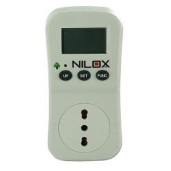Nilox Power Meter Batteria Ricaricabile White surge protector