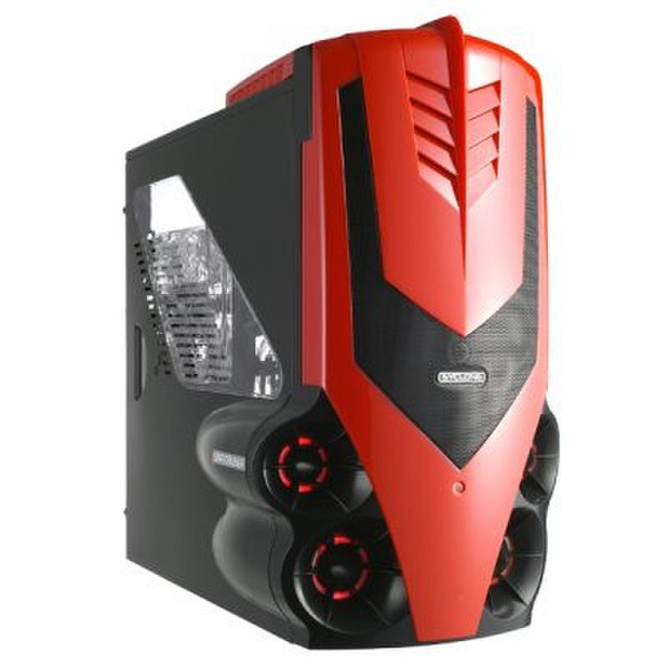 Aerocool EN52566 Midi-Tower Rot Computer-Gehäuse