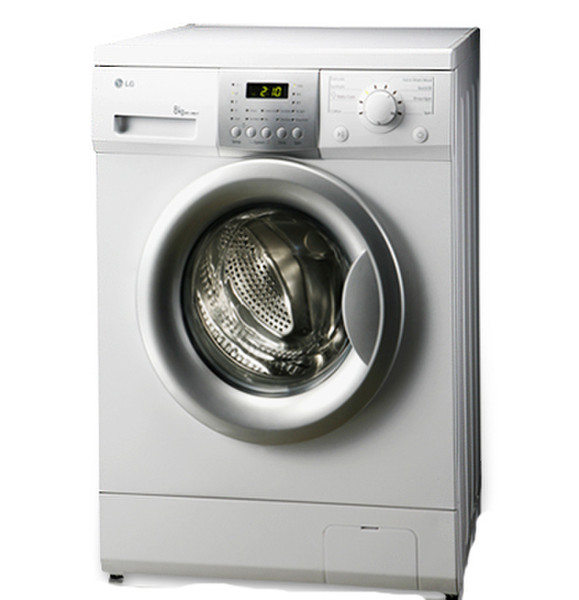 LG WD-10801T freestanding Front-load 8kg 1000RPM A+ White washing machine