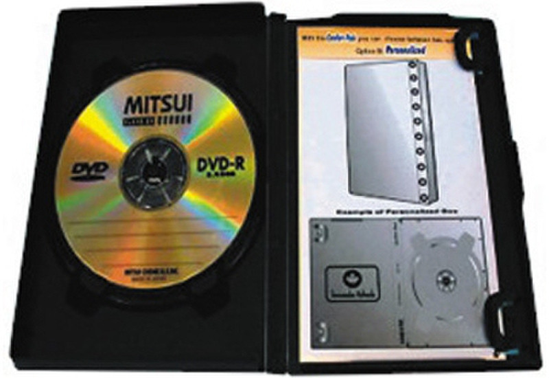 ROLINE DA-DVD-SC 1дисков Черный чехлы для оптических дисков