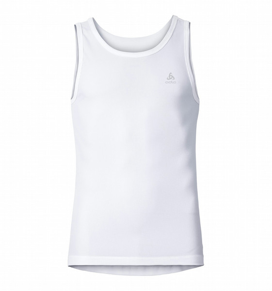 Odlo Cubic Tank top S Ärmellos Rundhals Weiß