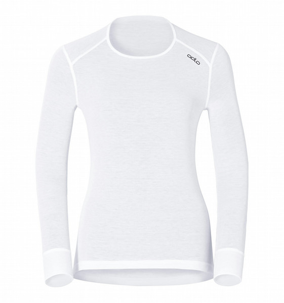 Odlo Warm M Long sleeve Crew neck Polyester White