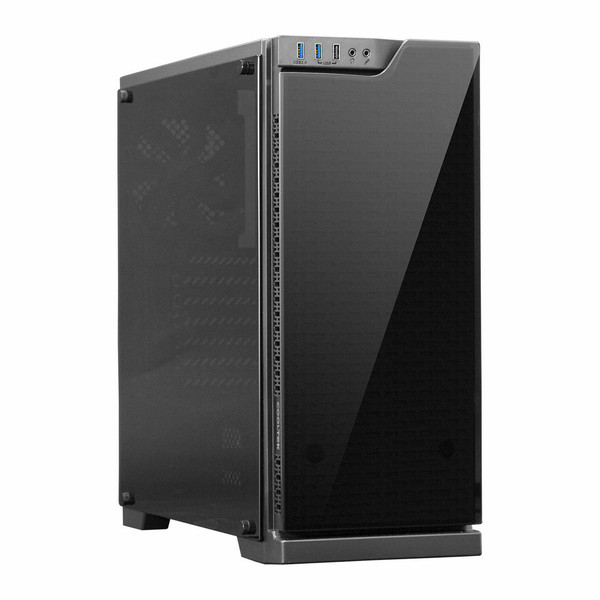 Cooltek TG-01 - Basic Midi-Tower Black computer case