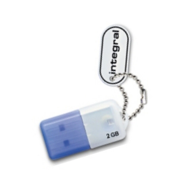 Integral 2GB Mini 2ГБ USB 2.0 Тип -A Синий USB флеш накопитель