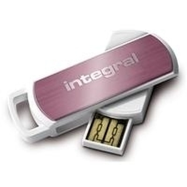 Integral 8GB 360 8ГБ USB 2.0 Тип -A Розовый USB флеш накопитель