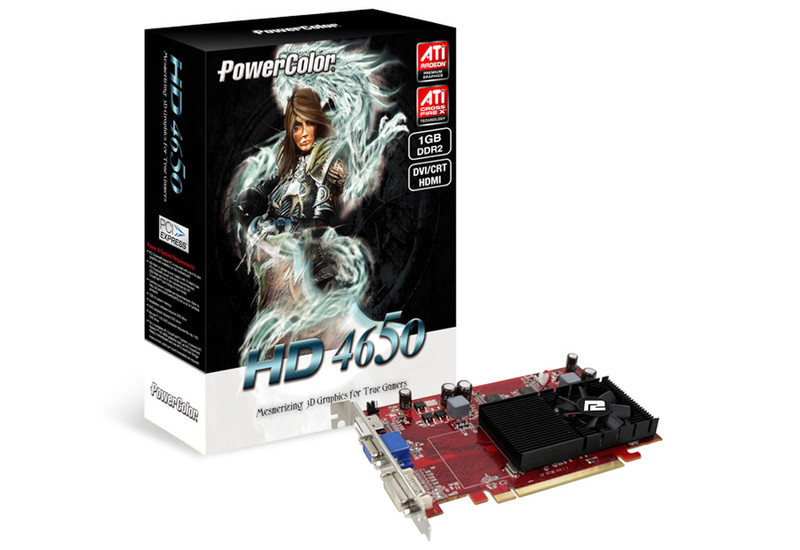 PowerColor AX4650 1GBD2-H 1GB GDDR2 Grafikkarte