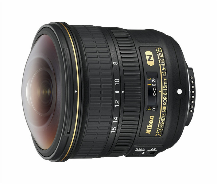 Nikon NIKKOR 8-15mm f/3.5-4.5E ED SLR Wide zoom lens Черный