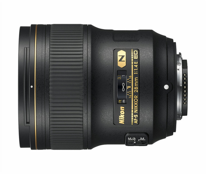 Nikon AF-S NIKKOR 28mm f/1.4E ED SLR Wide lens Schwarz