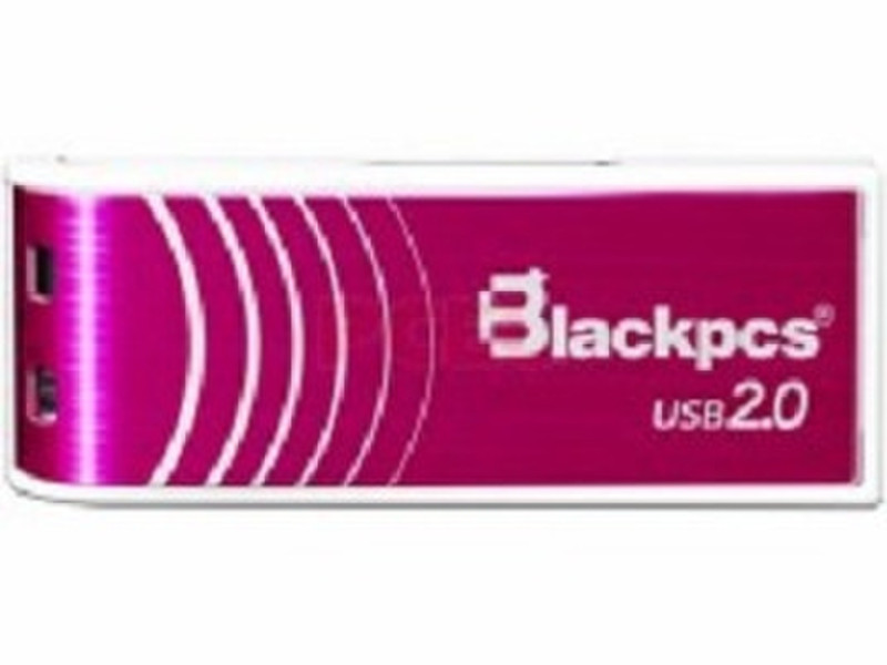 Blackpcs MU2103 4ГБ USB 2.0 Тип -A Розовый, Белый USB флеш накопитель