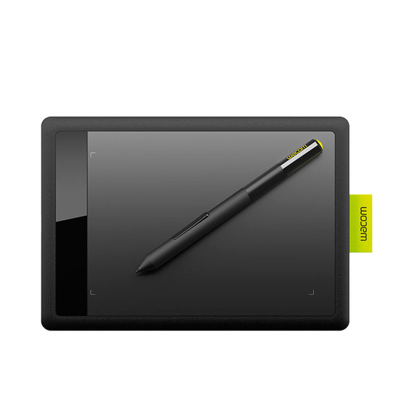 Wacom One S 2540lpi 152 x 95mm USB Black,Lime graphic tablet