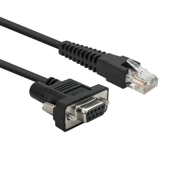 Vultech CB232-02 1.8m RS232 RJ-45 Black serial cable