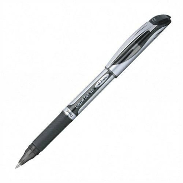 Pentel EnerGel Xm Capped gel pen Fine Black 12pc(s)