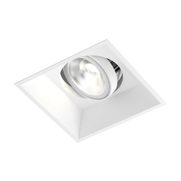 Wever & Ducré 1131Pyramid 1.0 LED61W31 Для помещений Recessed lighting spot 10Вт Белый