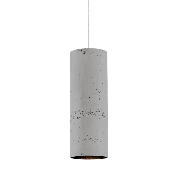 Wever & Ducré Concrete Tube 4.5 10W LED Grau Hängeleuchte