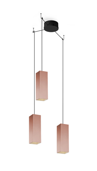 Wever & Ducré Box Multi 2.0 Flexible mount LED Black,Copper suspension lighting