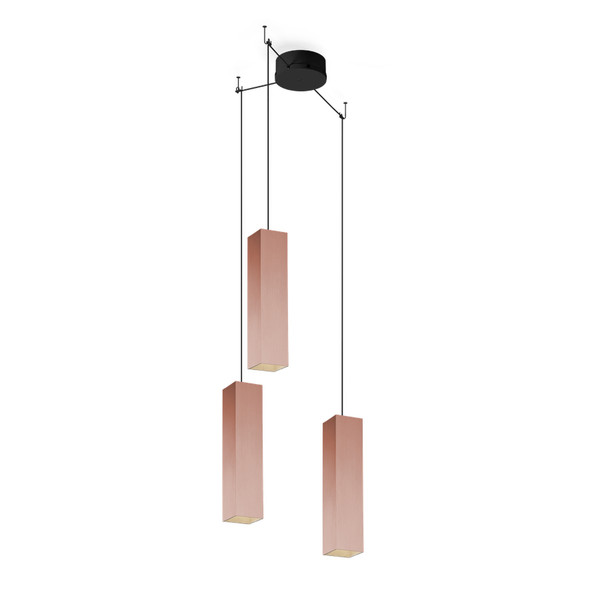 Wever & Ducré BOX MULTI 3.0 PAR16 Flexible mount GU10 Copper suspension lighting